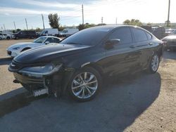 Salvage cars for sale at Miami, FL auction: 2015 Chrysler 200 S