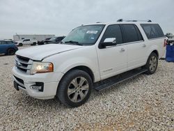 Salvage cars for sale from Copart Temple, TX: 2015 Ford Expedition EL Platinum