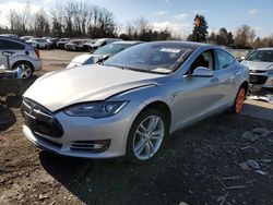 Salvage cars for sale from Copart Portland, OR: 2014 Tesla Model S