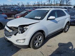 Chevrolet Equinox lt salvage cars for sale: 2017 Chevrolet Equinox LT