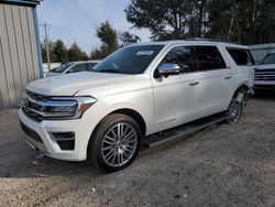 Ford salvage cars for sale: 2024 Ford Expedition Max Platinum