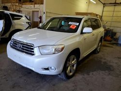 Salvage cars for sale at Ham Lake, MN auction: 2008 Toyota Highlander Limited