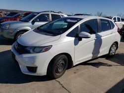 Vehiculos salvage en venta de Copart Grand Prairie, TX: 2017 Honda FIT LX