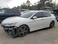 Salvage cars for sale at Savannah, GA auction: 2017 Honda Accord Sport Special Edition