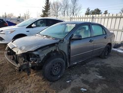 Salvage cars for sale from Copart Ontario Auction, ON: 2006 Toyota Corolla CE