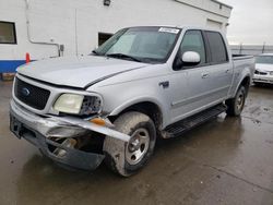 Salvage cars for sale from Copart Farr West, UT: 2002 Ford F150 Supercrew