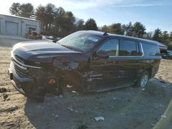Salvage cars for sale at Mendon, MA auction: 2021 Chevrolet Suburban K1500 LT