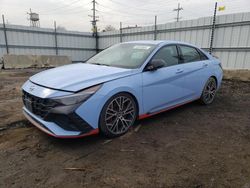 Salvage cars for sale from Copart Chicago Heights, IL: 2022 Hyundai Elantra N