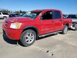 Salvage trucks for sale at Wilmer, TX auction: 2012 Nissan Titan S