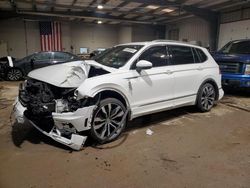 Salvage cars for sale at West Mifflin, PA auction: 2021 Volkswagen Tiguan SEL Premium R-Line