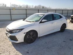 Salvage cars for sale from Copart New Braunfels, TX: 2018 Honda Civic EX