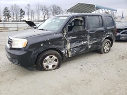 Salvage cars for sale from Copart Hayward, CA: 2012 Honda Pilot LX