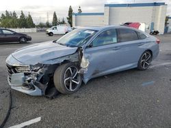 Honda salvage cars for sale: 2021 Honda Accord Sport