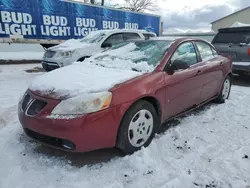 Salvage cars for sale at Central Square, NY auction: 2008 Pontiac G6 Value Leader