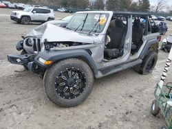 Jeep salvage cars for sale: 2018 Jeep Wrangler Unlimited Sport