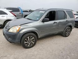 Salvage cars for sale from Copart Houston, TX: 2006 Honda CR-V LX