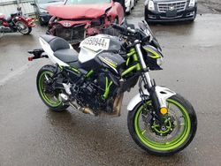 Salvage cars for sale from Copart Woodburn, OR: 2021 Kawasaki ER650 K