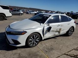 Honda Civic EXL salvage cars for sale: 2022 Honda Civic EXL