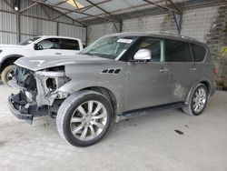 Vehiculos salvage en venta de Copart Cartersville, GA: 2014 Infiniti QX80