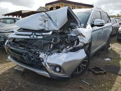 Salvage cars for sale at auction: 2017 Mitsubishi Outlander SE