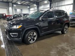 Salvage cars for sale at Ham Lake, MN auction: 2019 Jeep Compass Limited