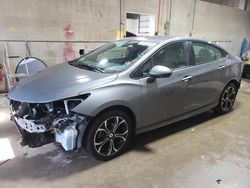 Salvage cars for sale from Copart Blaine, MN: 2019 Chevrolet Cruze LT