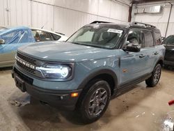 Ford salvage cars for sale: 2021 Ford Bronco Sport Badlands