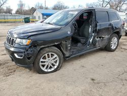 Salvage cars for sale from Copart Wichita, KS: 2017 Jeep Grand Cherokee Laredo