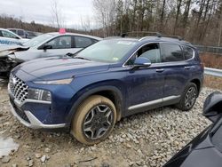 Salvage cars for sale at Candia, NH auction: 2022 Hyundai Santa FE Limited