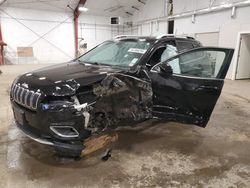 Salvage cars for sale at Center Rutland, VT auction: 2019 Jeep Cherokee Limited