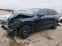 Salvage cars for sale at Grand Prairie, TX auction: 2022 Volvo XC90 T6 Momentum