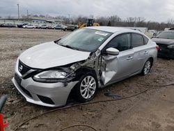 Salvage cars for sale from Copart Louisville, KY: 2018 Nissan Sentra S