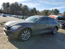 Salvage cars for sale at Mendon, MA auction: 2013 Infiniti M37 X