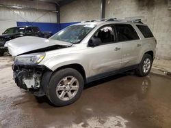 Salvage cars for sale at Chalfont, PA auction: 2015 GMC Acadia SLE