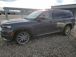 Jeep salvage cars for sale: 2022 Jeep Grand Cherokee L Summit