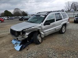 Salvage cars for sale from Copart Mocksville, NC: 2002 Jeep Grand Cherokee Limited