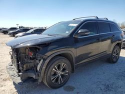 Toyota Highlander salvage cars for sale: 2016 Toyota Highlander XLE