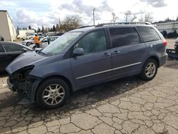 Salvage cars for sale from Copart Woodburn, OR: 2006 Toyota Sienna XLE