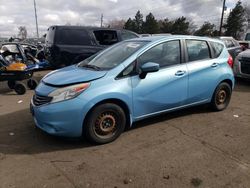 Salvage cars for sale from Copart Denver, CO: 2015 Nissan Versa Note S