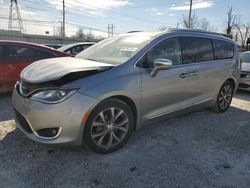 Chrysler Pacifica Limited salvage cars for sale: 2018 Chrysler Pacifica Limited