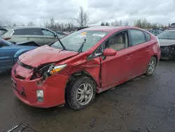 Salvage cars for sale from Copart Woodburn, OR: 2010 Toyota Prius