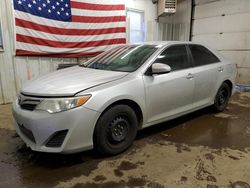 Salvage cars for sale from Copart Lyman, ME: 2012 Toyota Camry Base