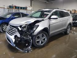 Hyundai Santa fe se Vehiculos salvage en venta: 2016 Hyundai Santa FE SE
