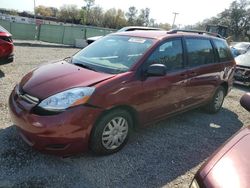 Toyota Sienna CE salvage cars for sale: 2010 Toyota Sienna CE