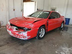 Salvage cars for sale from Copart Madisonville, TN: 2002 Chevrolet Monte Carlo LS