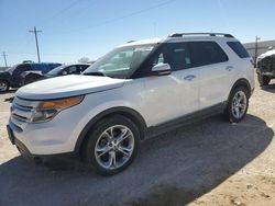 Vehiculos salvage en venta de Copart Andrews, TX: 2012 Ford Explorer Limited