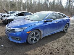 Vehiculos salvage en venta de Copart Bowmanville, ON: 2018 Honda Civic Touring