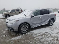 Salvage cars for sale at Kansas City, KS auction: 2016 Acura MDX Technology