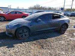 Salvage cars for sale from Copart Hillsborough, NJ: 2022 Tesla Model 3