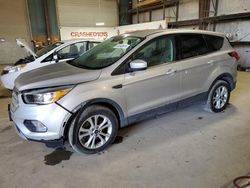 Salvage cars for sale at Eldridge, IA auction: 2019 Ford Escape SE